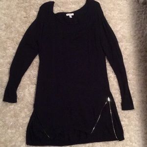 Sweater dress (navy blue)